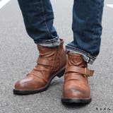 ストリート カジュアル ドレープ ショートエンジニアブーツ ☆5111 | Zeal Market | 詳細画像4