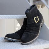 BLACK-SUEDE | ストリート カジュアル ドレープ ショートエンジニアブーツ ☆5111 | Zeal Market