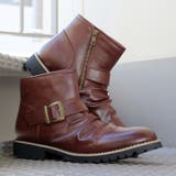 BROWN | ストリート カジュアル ドレープ ショートエンジニアブーツ ☆5111 | Zeal Market