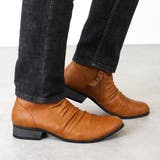 ブラウン | メンズ ストリート ビッグシルエットドレープサイドジップブーツ ☆5156 | Zeal Market