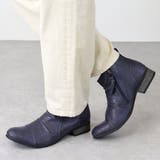 ネイビー | メンズ ストリート ビッグシルエットドレープサイドジップブーツ ☆5156 | Zeal Market