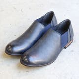 ネイビー | メンズ ストリート ビッグシルエット サイドゴア ショートブーツ ☆5234 | Zeal Market