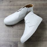 ホワイト | メンズ ストリート ビッグシルエット スウェット チャッカブーツ ☆6338 | Zeal Market 