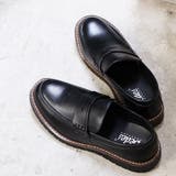 ブラック | メンズ ストリート ビッグシルエット コインローファー ☆6343 | Zeal Market