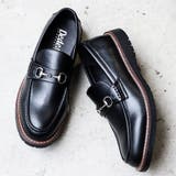 ブラック | メンズ ストリート ビッグシルエット ビットローファー ☆6344 | Zeal Market