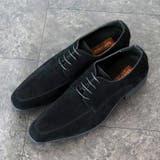 ブラックスエード | オフィス カジュアル フォーマル 外羽根レースアップシューズ ☆938 | Zeal Market 