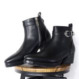 ブラック | メンズ ストリート ビッグシルエット ストームヒールブーツ ☆6835 | Zeal Market