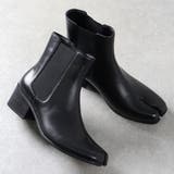ブラック | メンズ ストリート セットアップ サイドゴア 足袋 ブーツ☆6841 | Zeal Market