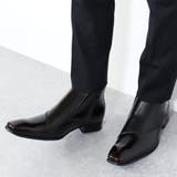 ダークブラウン | オフィス カジュアル フォーマル セットアップ サイドジップブーツ ☆7777 | Zeal Market 