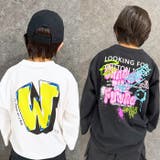 オーバーサイズプリントロンT キッズ 長袖Tシャツ | ZI-ON | 詳細画像3