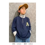 オーバーサイズハーフジップロンT キッズ 子供服 | ZI-ON | 詳細画像17