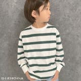 ボーダーBIGロンT キッズ 長袖Tシャツ | ZI-ON | 詳細画像2 