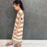 SHISKY オーバーサイズワイドボーダースリーブレスドレス ノースリーブワンピ… | ZI-ON | 詳細画像3 