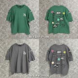 SHISKY オーバーサイズエンプティショルダープリントTシャツ キッズ | ZI-ON | 詳細画像16
