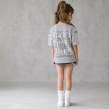 SHISKY オーバーサイズエンプティショルダープリントTシャツ キッズ | ZI-ON | 詳細画像10
