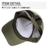 メンズ ツイルキャップ 帽子 | ZI-ON | 詳細画像7 