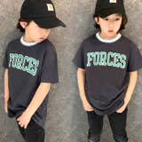 ラインリブBIGtシャツ キッズ 半袖Tシャツ | ZI-ON | 詳細画像3 