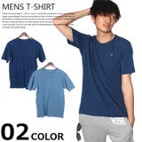 メンズTシャツ 半袖Tシャツ デニム風Tシャツ | ZI-ON | 詳細画像1 