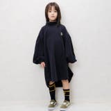 バルーン袖ハイネックBIGワンピース キッズ ワンピース | ZI-ON | 詳細画像3