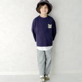 9分袖フェイクレイヤードBIGTシャツ キッズ ロンT | ZI-ON | 詳細画像3