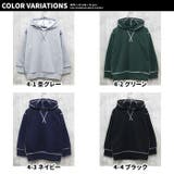 裏起毛パーカー キッズ フーディー | ZI-ON | 詳細画像2 