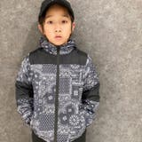 裏トリコット総柄マウンテンパーカー キッズ マンパー | ZI-ON | 詳細画像7 