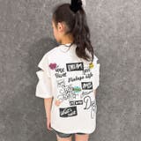 SHISKY オーバーサイズエンプティショルダープリントTシャツ キッズ | ZI-ON | 詳細画像3 