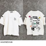 SHISKY オーバーサイズエンプティショルダープリントTシャツ キッズ | ZI-ON | 詳細画像9 