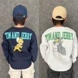 TOM&JERRY バックプリント裏起毛トレーナー キッズ | ZI-ON | 詳細画像3
