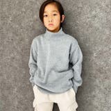 オーバーサイズタートルネック裏起毛トレーナー キッズ 子供服 | ZI-ON | 詳細画像2 
