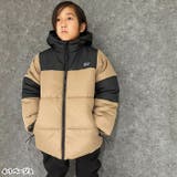 バイカラーフェイクダウンジャケット キッズ 子供服 | ZI-ON | 詳細画像2 