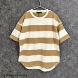 SHISKY オーバーサイズ ワイドボーダーTシャツ | ZI-ON | 詳細画像5