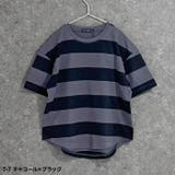 SHISKY オーバーサイズ ワイドボーダーTシャツ | ZI-ON | 詳細画像10