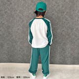 春のミニ裏毛 2本ラインセットアップ キッズ | ZI-ON | 詳細画像9