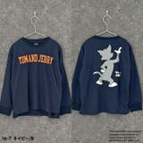 TOM&JERRY 春のミニ裏毛 バックプリントBIGトレーナー | ZI-ON | 詳細画像11