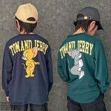 TOM&JERRY 春のミニ裏毛 バックプリントBIGトレーナー | ZI-ON | 詳細画像3
