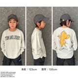 TOM&JERRY 春のミニ裏毛 バックプリントBIGトレーナー | ZI-ON | 詳細画像4