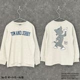 TOM&JERRY 春のミニ裏毛 バックプリントBIGトレーナー | ZI-ON | 詳細画像9