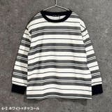 ボーダー 裏起毛トレーナー キッズ | ZI-ON | 詳細画像3 