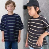 ボーダーBIG Tシャツ キッズ | ZI-ON | 詳細画像4