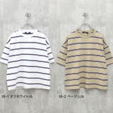 ボーダーBIG Tシャツ キッズ | ZI-ON | 詳細画像9