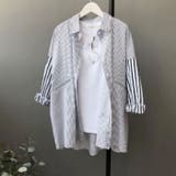 レディース BIGシャツ ストライプ | ZI-ON | 詳細画像5 