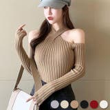 レディース ロンT 肩あき | ZI-ON | 詳細画像1 