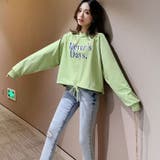 レディース BIGパーカー ビッグシルエット | ZI-ON | 詳細画像5 