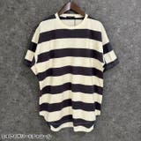 SHISKY オーバーサイズワイドボーダーTシャツ メンズ | ZI-ON | 詳細画像5