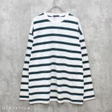 ボーダーロンT メンズ Tシャツ | ZI-ON | 詳細画像2