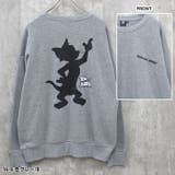 TOM&JERRY 裏起毛バックプリントBIGトレーナー メンズ | ZI-ON | 詳細画像7