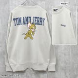 TOM&JERRY 裏起毛バックプリントBIGトレーナー メンズ | ZI-ON | 詳細画像10