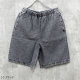 ケミカルウォッシュ デニムハーフパンツ メンズ | ZI-ON | 詳細画像4 