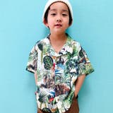 稀少✨GUCCI✨アロハシャツ 半袖 苺 波 海 ライトブルー キッズ 120